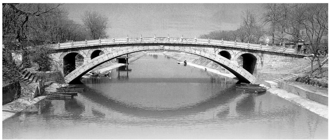 赵州桥民国老照片图片